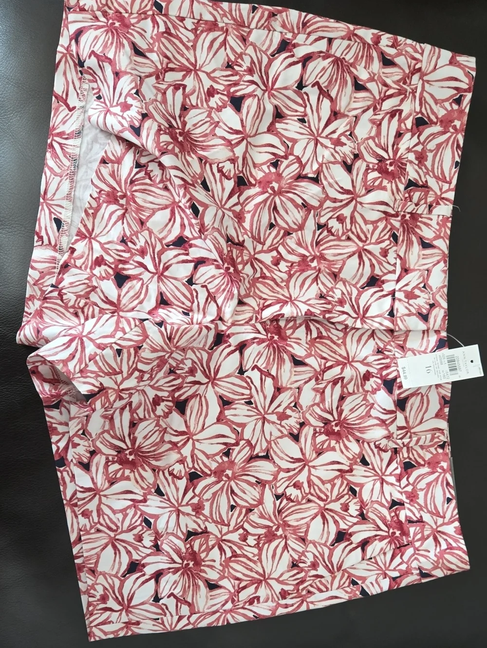 Floral Pink and White Tropical Print Shirts
